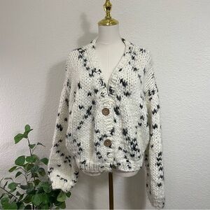 Altar’d State Chunky Knit Button Cardigan – Size M/L